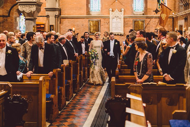 bride walking down the aisle