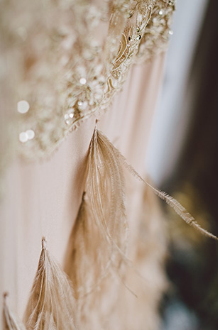 wedding dress detail