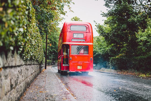 traditional English bus