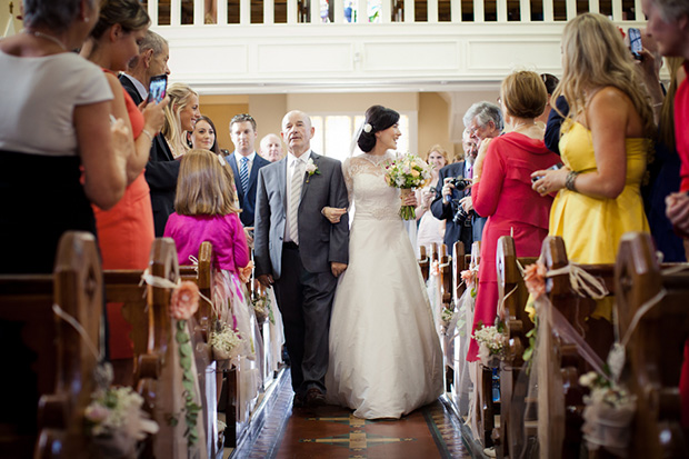 walking down the aisle