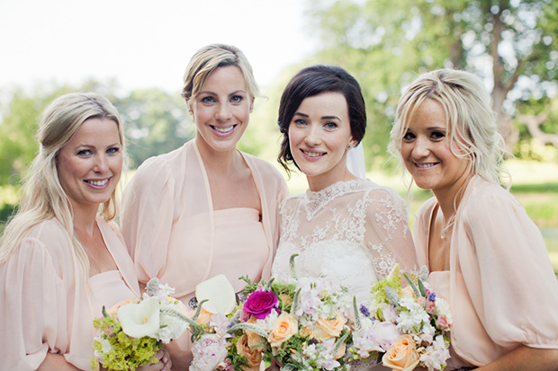 bride and bridesmaids