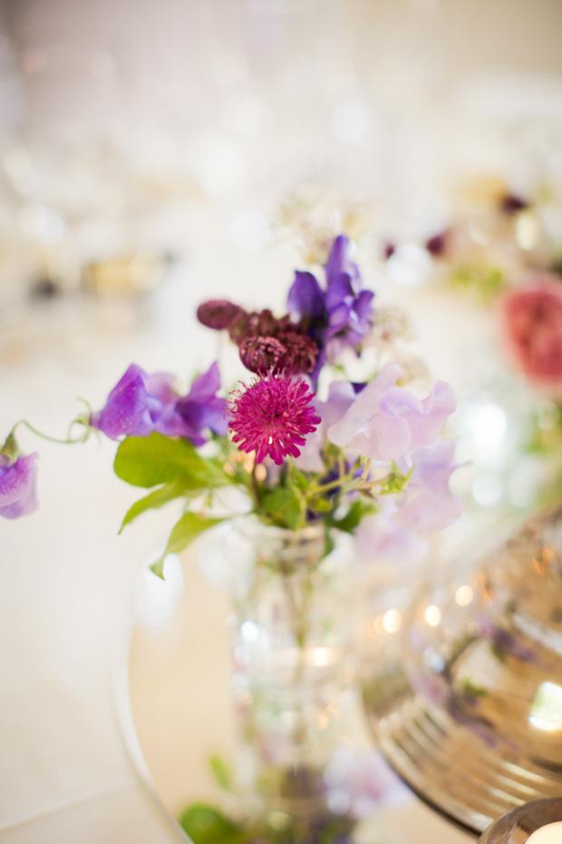 flowers in jars