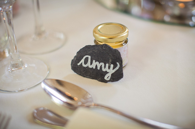 stone name placecards