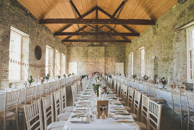 rustic wedding reception