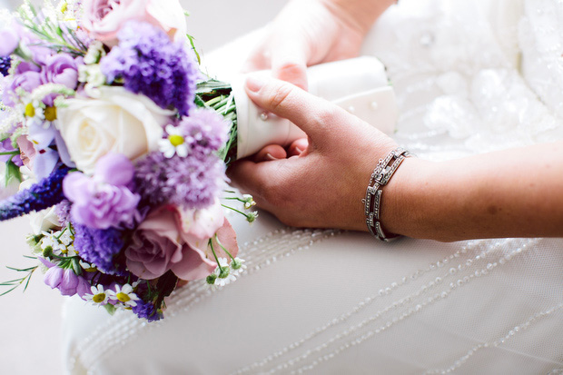 lilac and purple bouquet