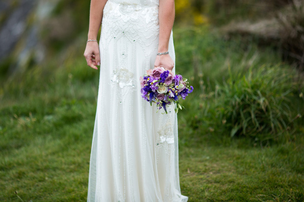 lilac and purple bouquet