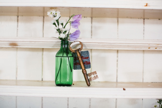 flowers in a jar