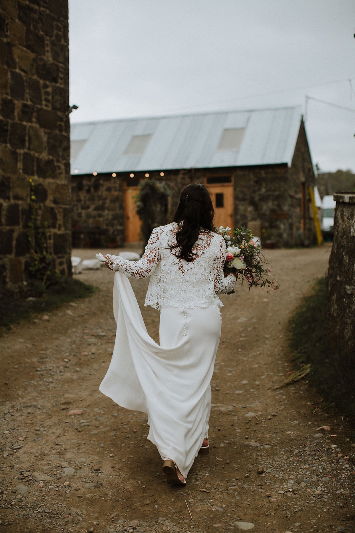 lace bridal jacket