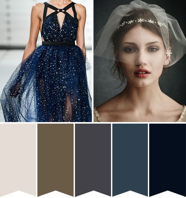 Navy Sparkle wedding inspiration