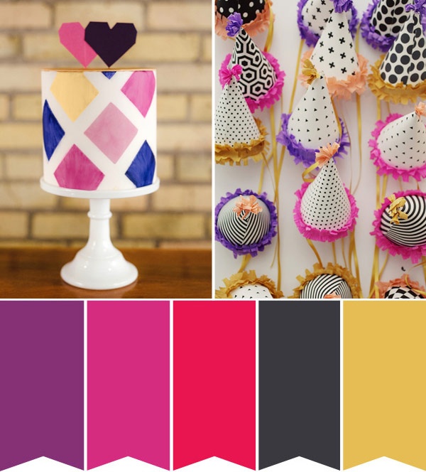 colour pop wedding inspiration