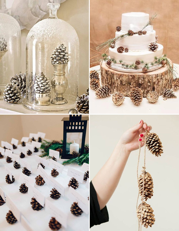 Simple & Inexpensive Winter Wedding & Home Décor Ideas | See them all on onefabday.com