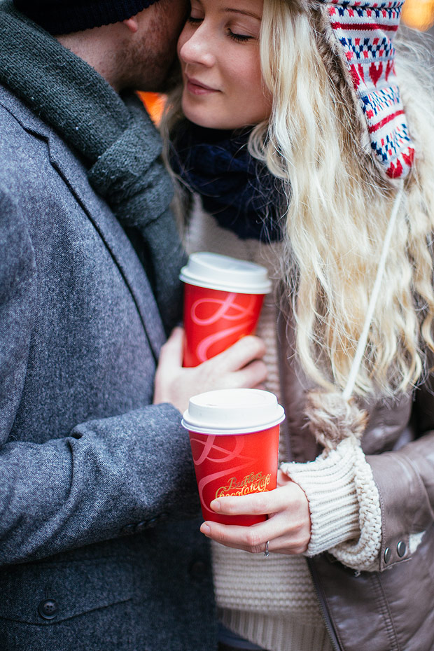 Christmas engagement shoot