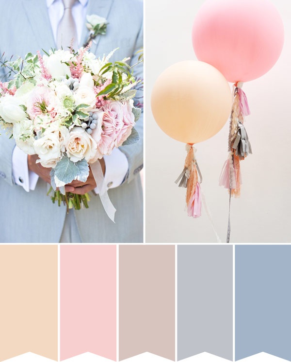 Pastel wedding inspiration