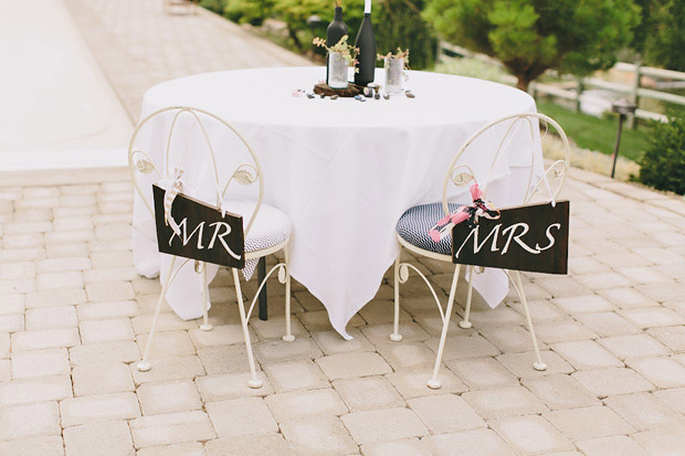 sweetheart wedding table