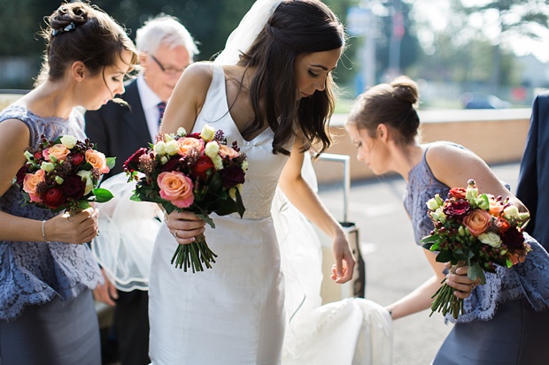 bride and bridesmaids