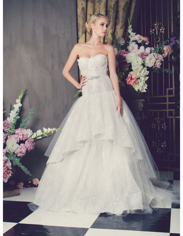 Anna Georgina Aidia White Wedding Dress