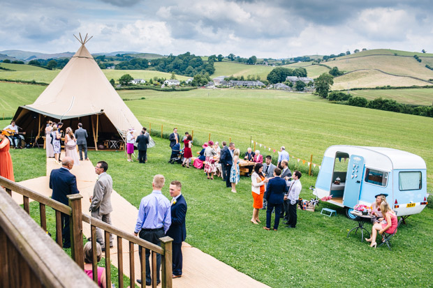 tipi wedding reception