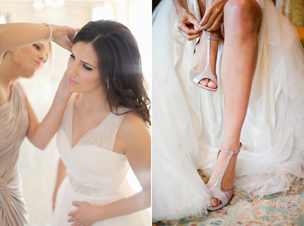 Beautiful bride getting ready | onefabday.com