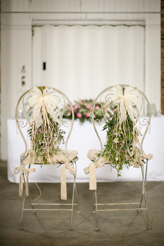 rustic wedding chair decor | onefabday.com