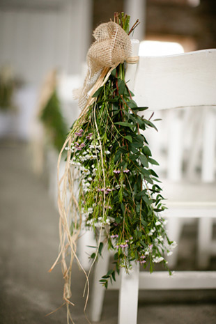 rustic wedding chair decor | onefabday.com