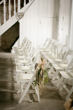 rustic wedding chair decor | onefabday.com