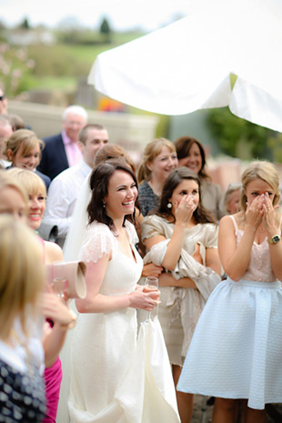 Outdoor speeches! Caoimhe and Keith's Millhouse Wedding by Will O Reilly | onefabday.com