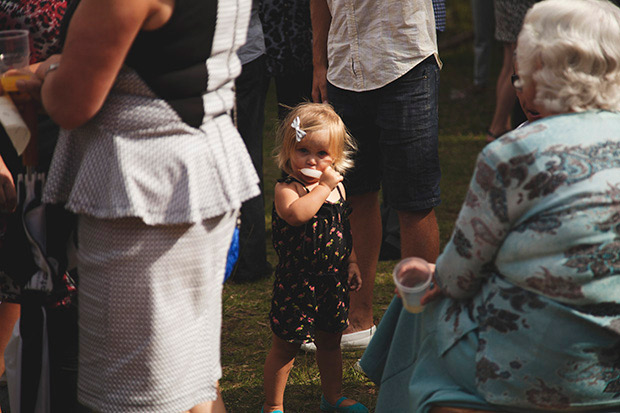 Ice creams at a outdoor wedding reception | onefabday.com