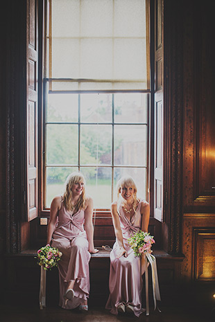 pretty soft pink Ghost bridesmaids dresses | onefabday.com