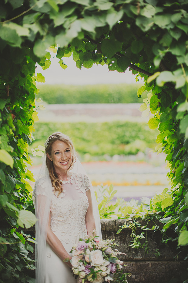 Beautiful bride Kate in a Temperley wedding dress | onefabday.com