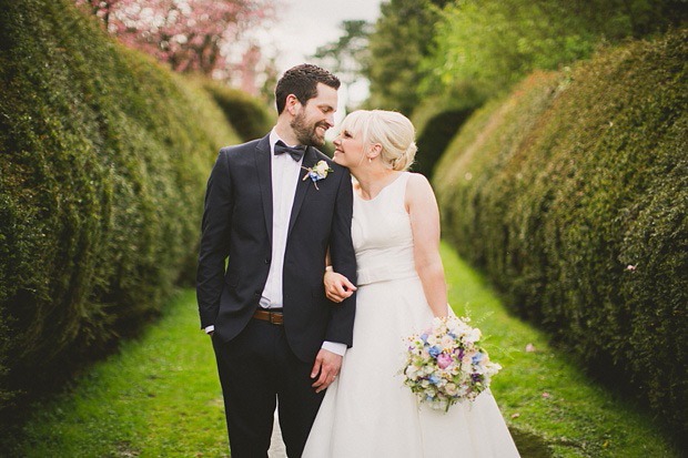 Floral 50s style belfast wedding