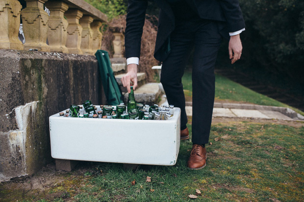 wedding beers in vintage bath | onefabday.com