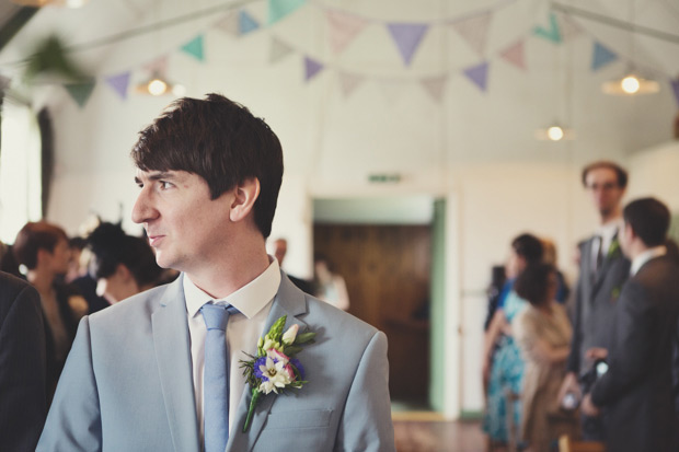 groom with pastel boutonniere | onefabday.com 