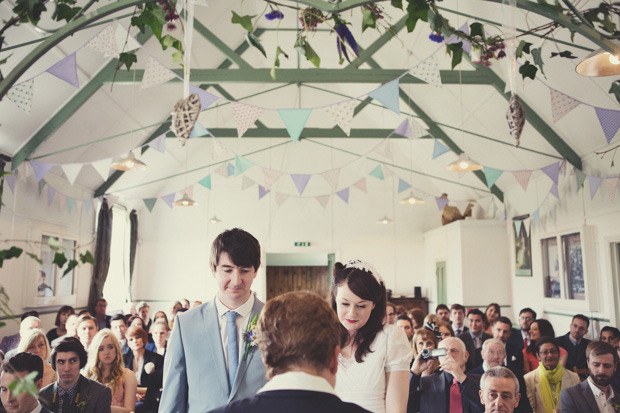 just married drinks | confetti toss! Fiona and David's vintage style wedding by Lisa Jane Photography | onefabday.com