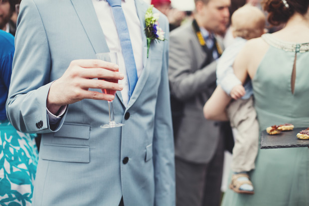 just married drinks | confetti toss! Fiona and David's vintage style wedding by Lisa Jane Photography | onefabday.com