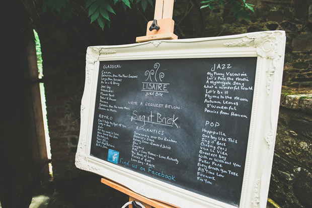 Chalkboard seating plan | onefabday.com