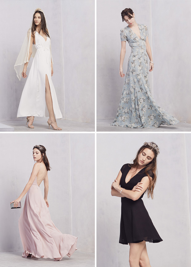 he Reformation Bridal Collection - Perfect for the fashion forward bride | onefabday.com