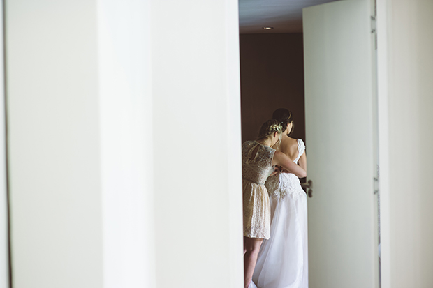 bride getting ready