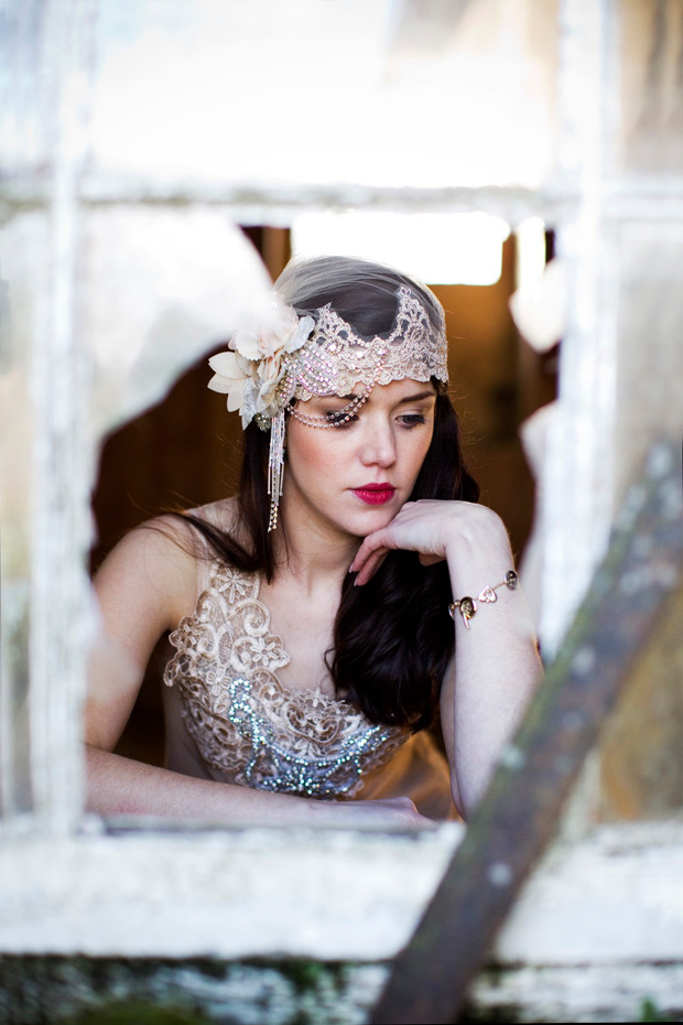 vintage inspired veil by Willow and Wild | onefabday.com