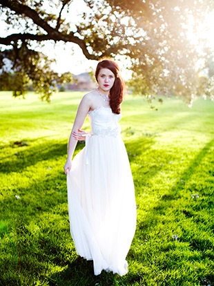 stunning wedding dress by Willow and Wild | onefabday.com