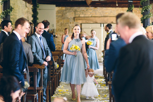 grey bridesmaids dresses | onefabday.com