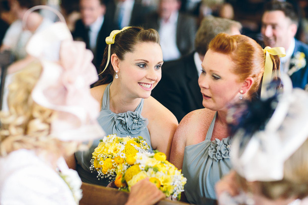 grey bridesmaids dresses | onefabday.com