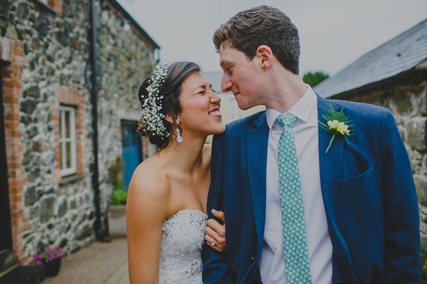 Conor and Anna's Rustic Boho Limepark Cottages Real Wedding by Gather and Tides | onefabday.com