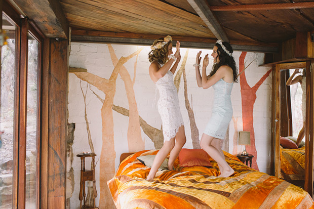 Natalie and Nicole's fab colourful wedding by Lara Hotz | onefabday.com