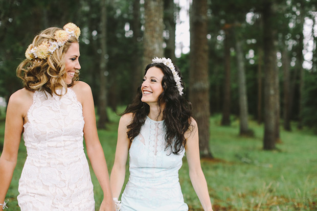 Natalie and Nicole's fab colourful wedding by Lara Hotz | onefabday.com