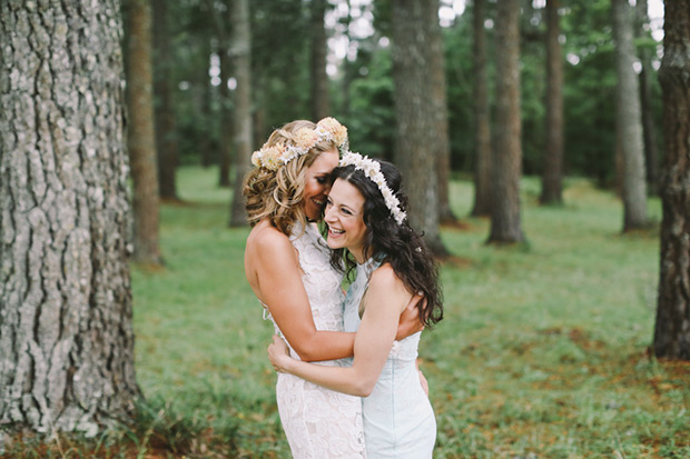 Natalie and Nicole's fab colourful wedding by Lara Hotz | onefabday.com