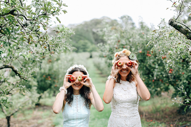 Natalie and Nicole's fab colourful wedding by Lara Hotz | onefabday.com