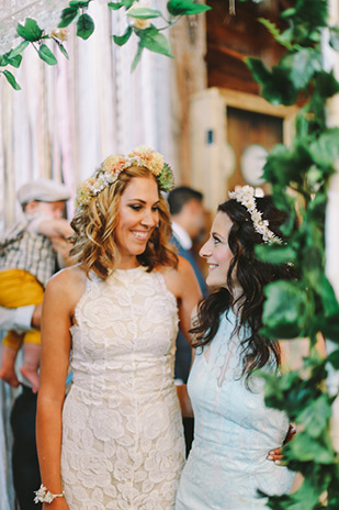 Natalie and Nicole's fab colourful wedding by Lara Hotz | onefabday.com