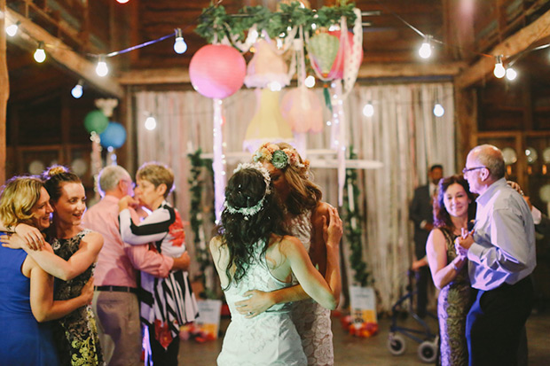 First Dance | Natalie and Nicole's fab colourful wedding by Lara Hotz | onefabday.com