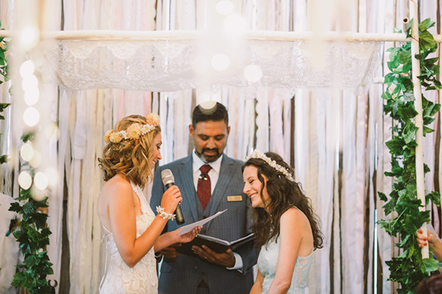 Natalie and Nicole's fab colourful wedding by Lara Hotz | onefabday.com