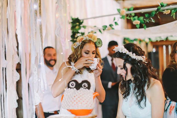 Natalie and Nicole's fab colourful wedding by Lara Hotz | onefabday.com